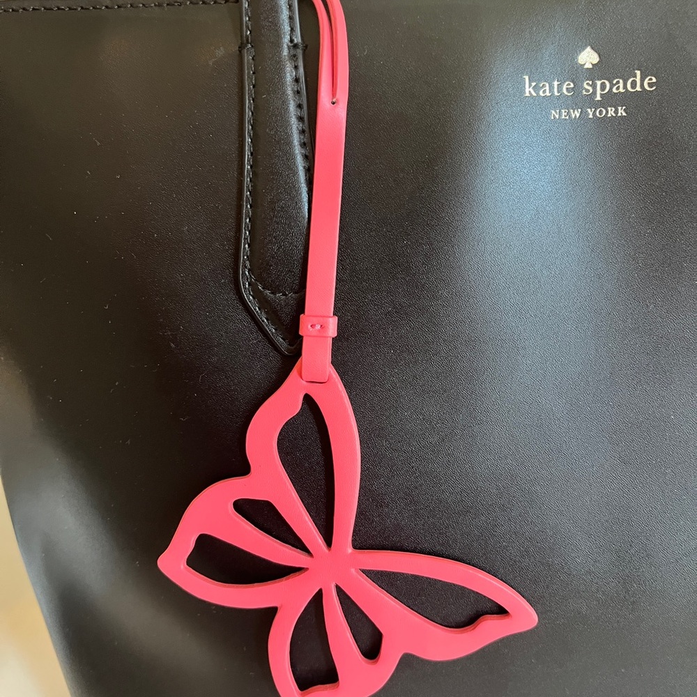 kate spade Marlee New York Black Leather Tote authenticated - Picture 3 of 4